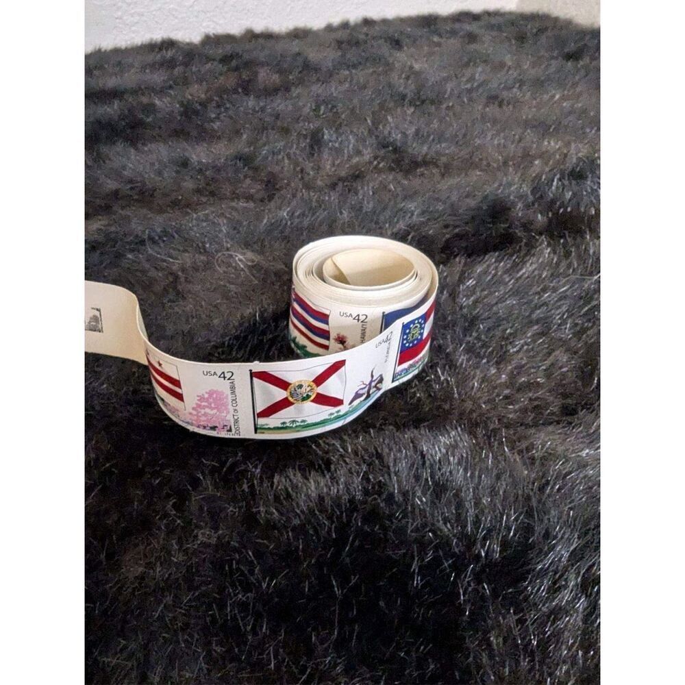 .42 roll of stamps flag collection usps